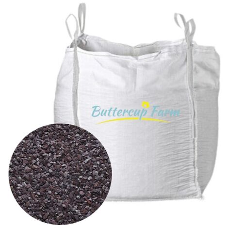 20mm Plum Slate Chippings  - Premium Aggregate Bulk Bag - 850 kilos