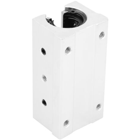 20mm sbr20luu alliage d'aluminium long rail droit roulement à billes de sport bague coulissante