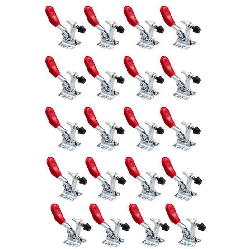 20pc Gh-201a Jeu de pinces à bascule horizontales à dégagement rapide