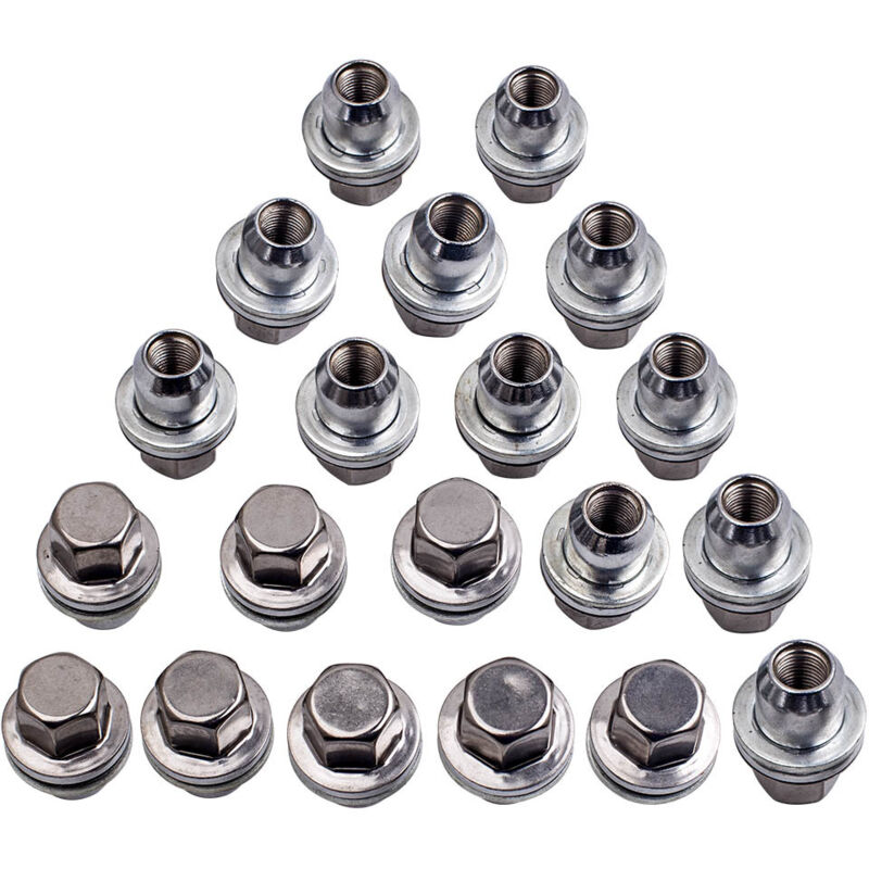 Maxpeedingrods - 20pc Wheel Nuts Alloy For Land Rover Discovery 3/4 & Range Rover Sport RRD500290