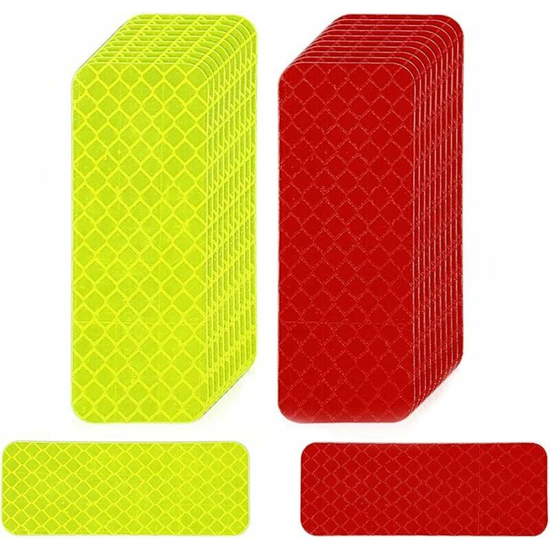 20pcs adesivi riflettenti adesivi riflettenti di