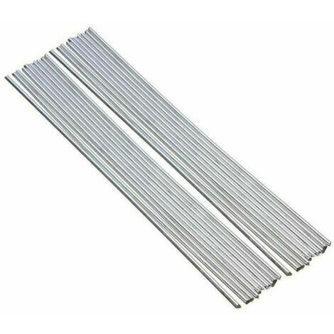 20Pcs Aluminium Tiges De Soudure Solide Base Non Flux Requis Faible Point De Fusion Resistance A La Corrosion, 25Cm1.6Mm