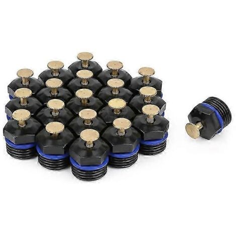 20Pcs Atomizing Sprinkler Nozzle,1/2 Inch Garden Misting 360Degree Agricultural Lawn Watering NozzleEdition 0711