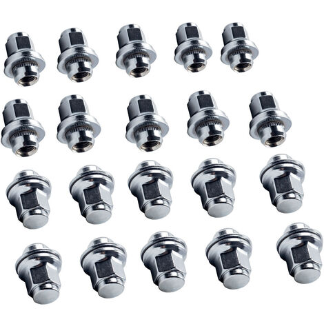 20PCS Bloqueo de Tuercas de Rueda Abierto M12 x 1.5 for Jaguar S-Type X200 99-08