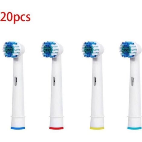 20pcs brossettes Précision Clean Oral B Générique Blanc