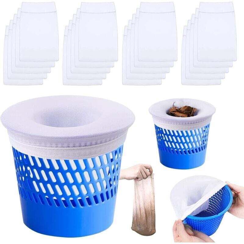 20Pcs Chaussettes de Skimmer de Piscine, Pool Skimmer Socks pour