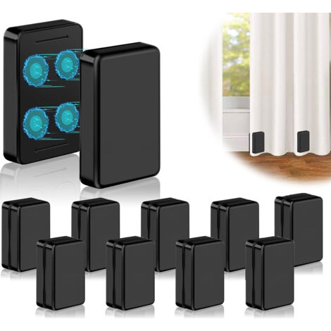 20PCS Contrepoids magnétiques pour rideaux d'extérieur, pinces à rideaux,étanches et résistants au vent, pour nappes, rideaux de douche,tentes