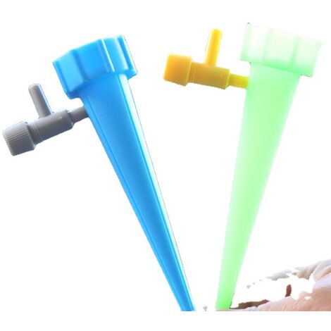 20pcs Goutte à Goutte Bouteille Irrigation Goutte à Goutte Bouteille Arroseur Automatique Plantes Arrosage Goutte a Goutte avec Vannes pour Jardin Maison Intérieur Extérieur Pot de Fleur(Bleu)