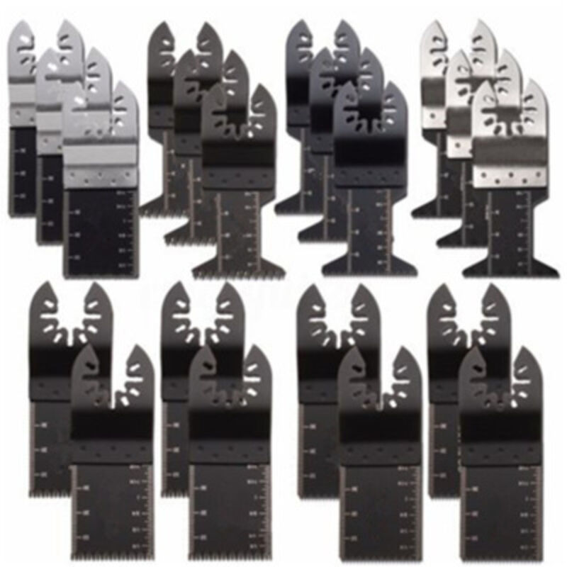 Ineasicer - 20Pcs Lames de scie oscillantes, multitool universel bois / métal / plastique professionnel, lames de scie à dégagement rapide pour
