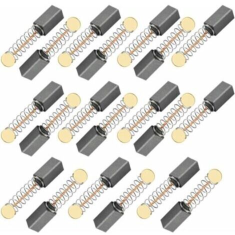 20pcs moteur brosse à charbon brosse à charbon universelle forage brosse à charbon 5 5 10mm moteur brosse à charbon ponceuse, scie circulaire brosse à charbon