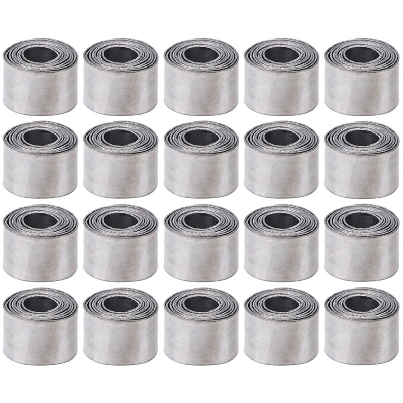 20pcs Pêche Matériel Souple Pêche Plombs Rouleaux Clip Bande Accessoire