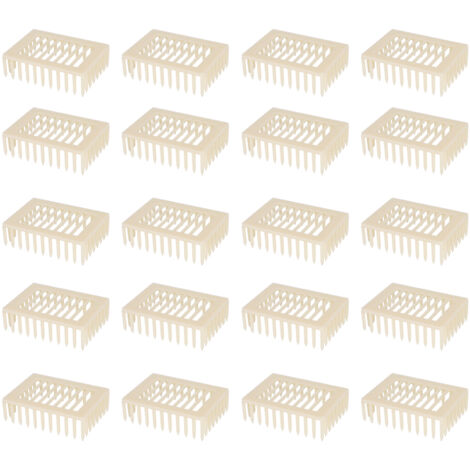 20Pcs Plastic Square Shape Queen Rearing Box Bee Cage Beekeeper Tool Beekeeping Equipment