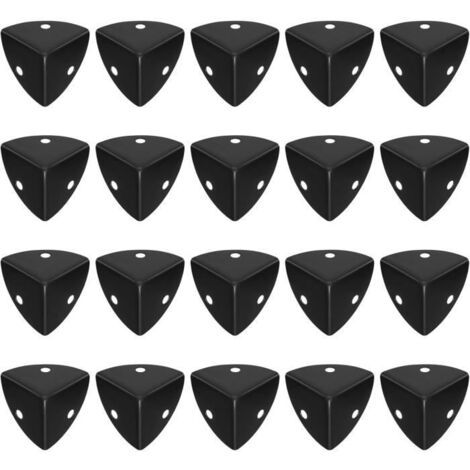 20Pcs Protection Coin de Table en Métal, Protection Angle Metal, Protecteurs d'angle en Métal, Protection Coin Meuble en Métal