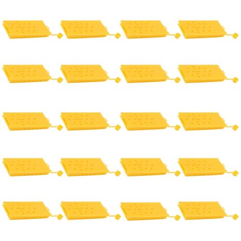 20Pcs Queen Bee Cages Yellow Plastic Capture Box Beekeeping Transport Tool Beekeeper Equipment