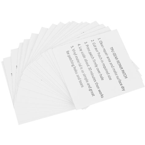 20PCS Self Adhesive TPU Sticker Waterproof Transparent Repair Patch for Inflatable Product Tent Patch