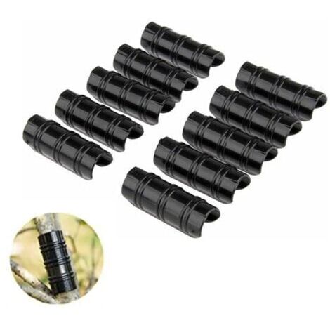 20PCS Serre Clips, Pinces à Tuyau pour la Fixation des Housses au Jardin Serres, Jardin Bâtiments Tube Clip pour la Fixation des Housses au Jardin Serres,des Films,des Plantes 19mm