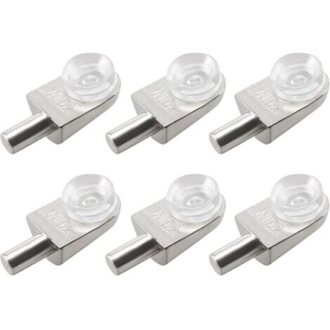 20pcs Taquets étagère mural support d'étagère en verre en alliage de zinc ventouse,de DEBUNS