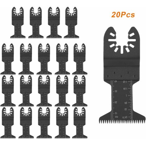 20Pcs 34Mm Blade Bosch Multifunction Tool, Quick Release