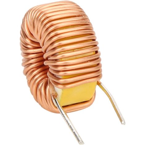 20PCs vertikaler Toroid-Windinduktivitätsdraht, 5026 100UH 6A 0,6 mm Kupferinduktivitätsspule für Leiterplatten, stabile Leistung und Langlebigkeit