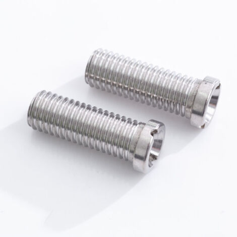 20PCS Vis pour Panier d'évier Acier Inoxydable 45mm M12 Évier Panier Vis pour Bouchon de Crépine de Lavabo -Argent