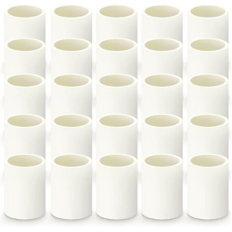 20pièces PVC Nettoyage Bouchon 20mm BSP Mâle, Adaptateur de capuchon d'extrémité, Fermeture bouchon raccordement tuyauterie pour la maison ou l'industrie, Ligne d'eau plomberie 2 Way