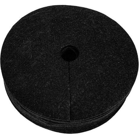 20pièces Toile De Paillage Anti-Mauvaises Plantes Ronde Membrane De Désherbage Perméable pour Cultures Et Vergers Protège Les Arbres Fruitiers sans Bloquer Air Et Eau Écologique Et