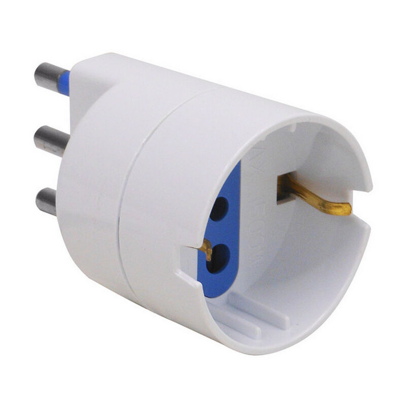 20PZ adattatore semplice in blister 2P+T spina 16A/ presa schuko 10A