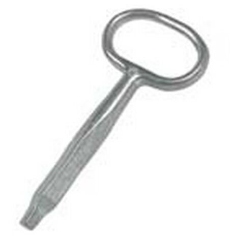 20PZ CHIAVE IN ZAMA PER CHIUSURA A TAVELLINO ART.023A - mm.126x27