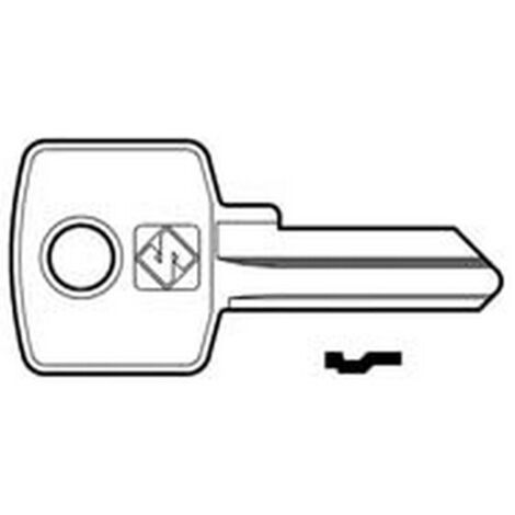 20PZ CHIAVI PER CILINDRI CAS-CISMA 4 SPINE PICCOLE CIS2 IN ACC. NICH. - CIS2 DX