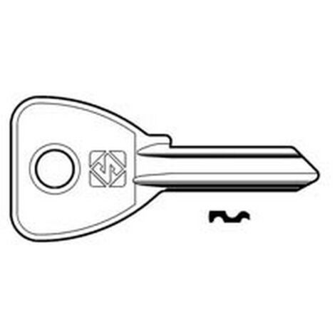 20PZ CHIAVI PER CILINDRI OMEC 5 SPINE PICCOLE OC074 IN ACC. NICH. - OC074 DX