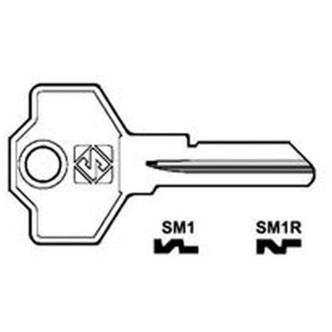 20PZ CHIAVI PER CILINDRI SIMECA 5 SPINE PICCOLE - SM1 SX