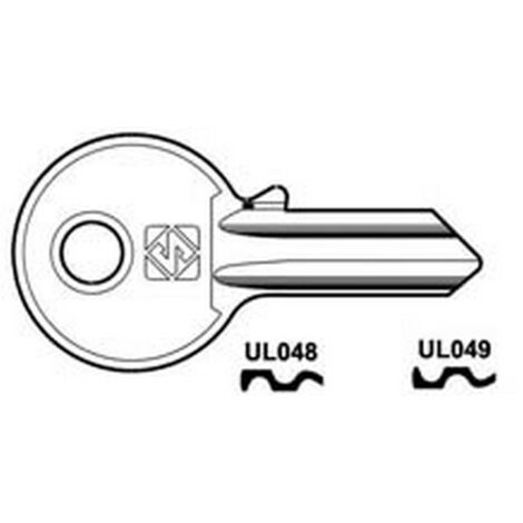 20PZ CHIAVI PER CILINDRI UNIVERSAL 3 SPINE GRANDI - UL048 DX