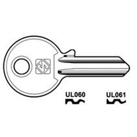 20PZ CHIAVI PER CILINDRI UNIVERSAL 4 SPINE PICCOLE IN ACC. NICH. - UL060 DX