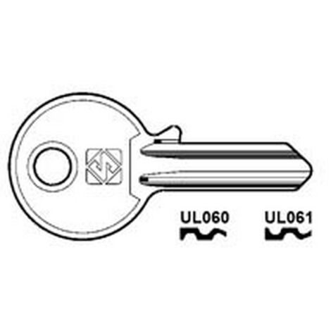 20PZ CHIAVI PER CILINDRI UNIVERSAL 4 SPINE PICCOLE - UL060 DX