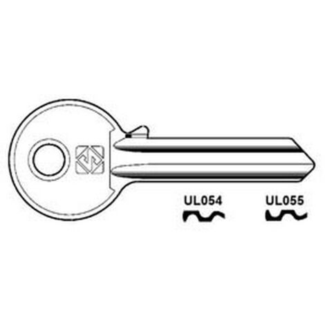20PZ CHIAVI PER CILINDRI UNIVERSAL 6 SPINE GRANDI IN ACC. NICH. - UL054 DX