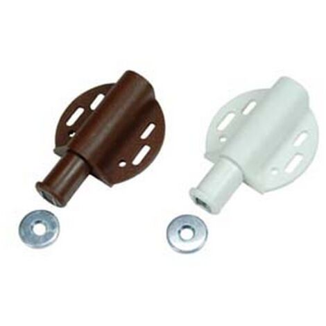 20PZ CRICCHETTO MAGNETICO AUTOMATICO A SCATTO DA APPLICARE - colore marrone