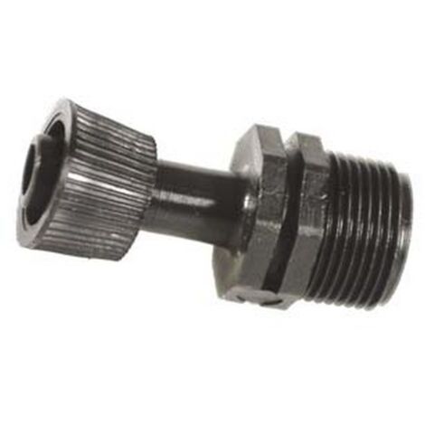 20PZ DEVIAZIONE PER ALA CON FILETTO MASCHIO IN POLIPROPILENE - ø mm.16xM 3/4"