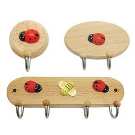 20PZ GANCIO COCCINELLA LEGNO - 1 posto