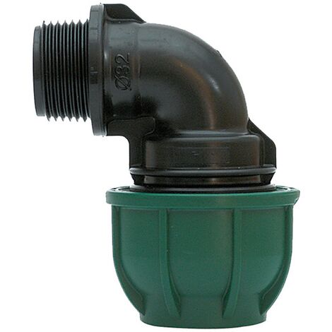 20PZ GOMITO A 90° CON DERIVAZIONE MASCHIO Ø 16 x 1/2 - PN 10