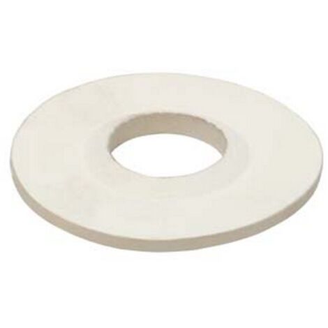 20PZ GUARNIZIONE SOTTO PILETTA IN GOMMA BIANCA CON BORDINO - 1/2"