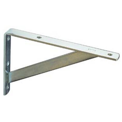20PZ MENSOLE CON SAETTA IN FERRO ZINCATO - mm.300X15X100h.