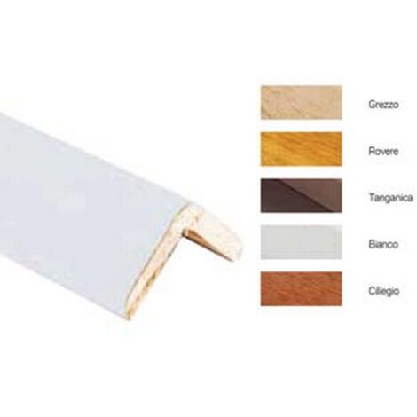 20PZ PARASPIGOLO LISCIO IN LEGNO DI AYOUS - mm.28x28x3000, rovere