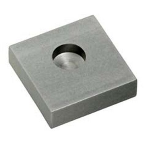 20PZ PIASTRA BASE PERNO SFERICO ART.115 - mm.60x60x20,5