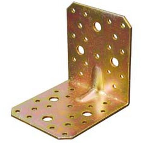 20PZ PIASTRA DI GIUNZIONE PIEGATA AD ANGOLO PESANTE LARGHEZZA MM.90 - mm.100x100