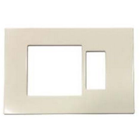 20PZ PLACCA COMBINATA FORO SCHUKO QUADRO + 1 POSTO "VENUS" - mm.115x80h. - (1869
