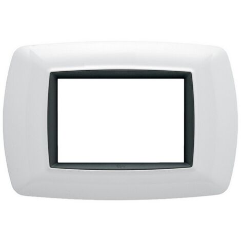 20PZ PLACCA LIFE COL. BIANCO 3 POSTI