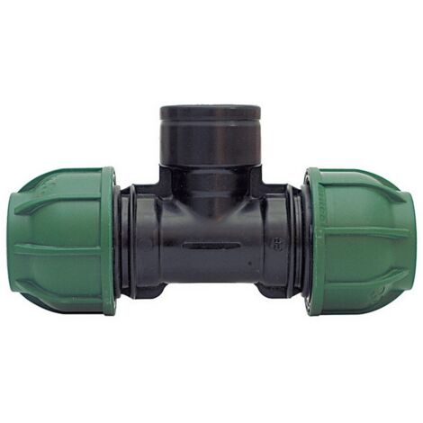 20PZ RACCORDO A COMPRESSIONE PN10 TEE 90 FEMMINA  mis. 16x1/2x16