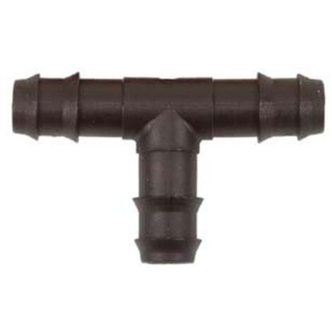 20PZ RACCORDO PORTAGOMMA  A "TI" IN POLIPROPILENE - ø mm.25