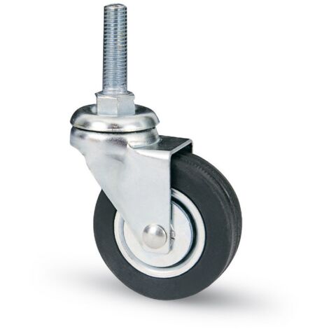 20PZ RUOTA GIREVOLE PER MOBILI art.160B mm.50-perno M8x30