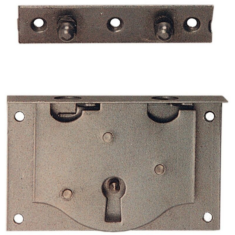 Image of Nextradeitalia - 20PZ serratura per cassa cartella in acciaio lucido MM.30